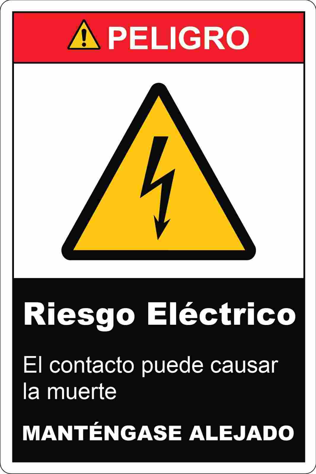 Señalización de riesgo eléctrico en Colombia 2024 - 3A Publicidad